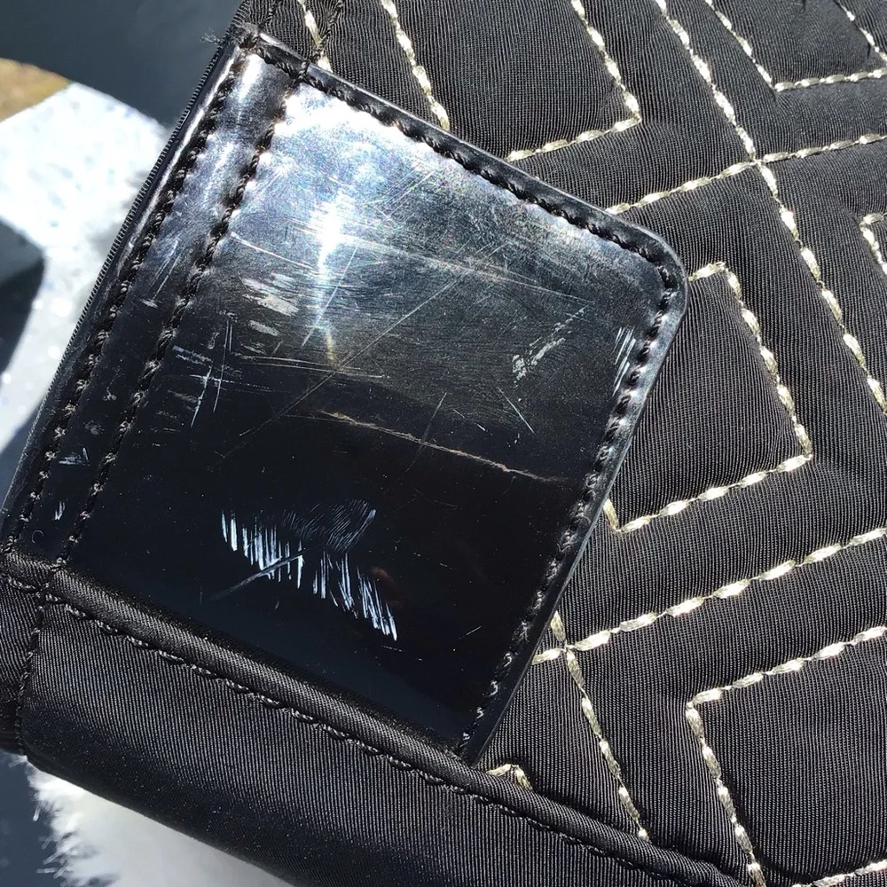 Tory Burch Ella Diamond Print Tote - Picture 5 of 16